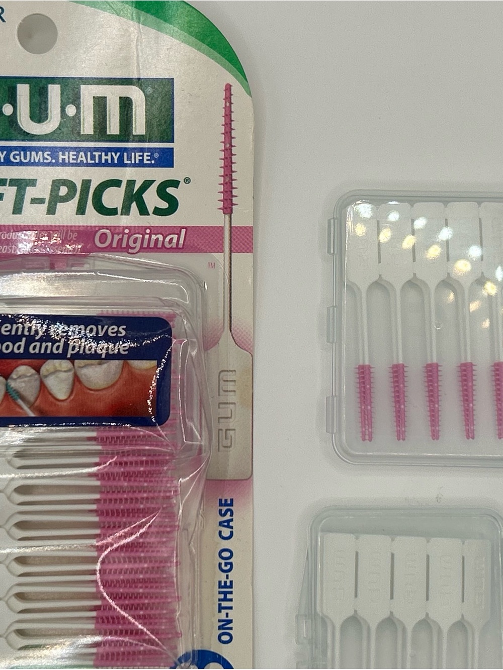 GUM Pink Interdental Picks – Original